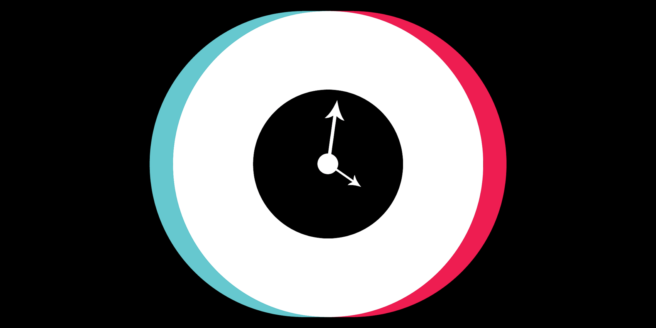 tiktok logo timestamp clock