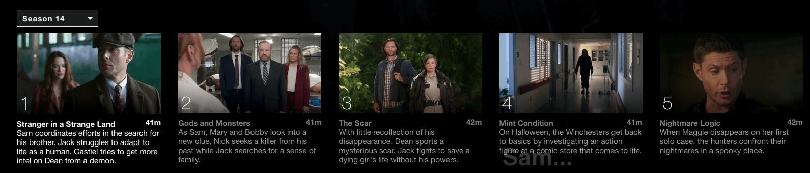 watch supernatural season 15 on Netflix