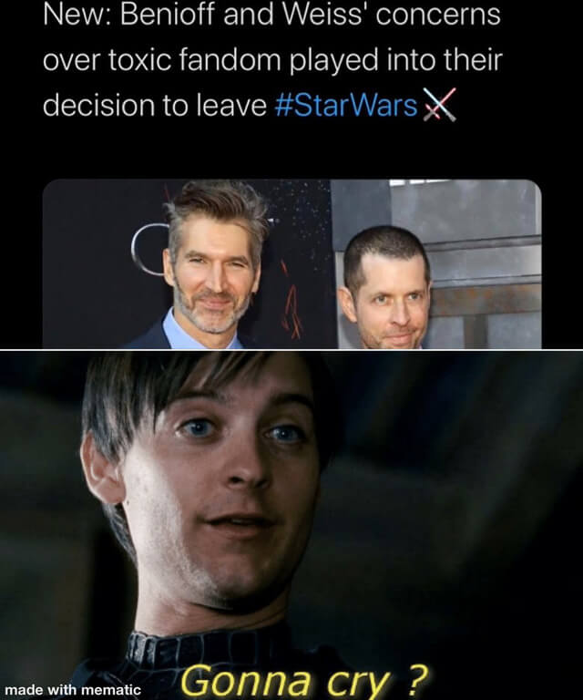 funny Star Wars memes - Benioff Weiss