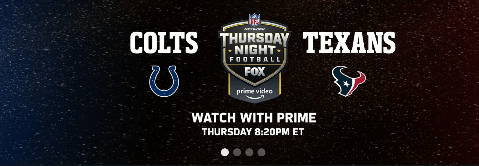 NFL Live Stream: How To Watch Colts Vs. Texans On Thursday Night Football