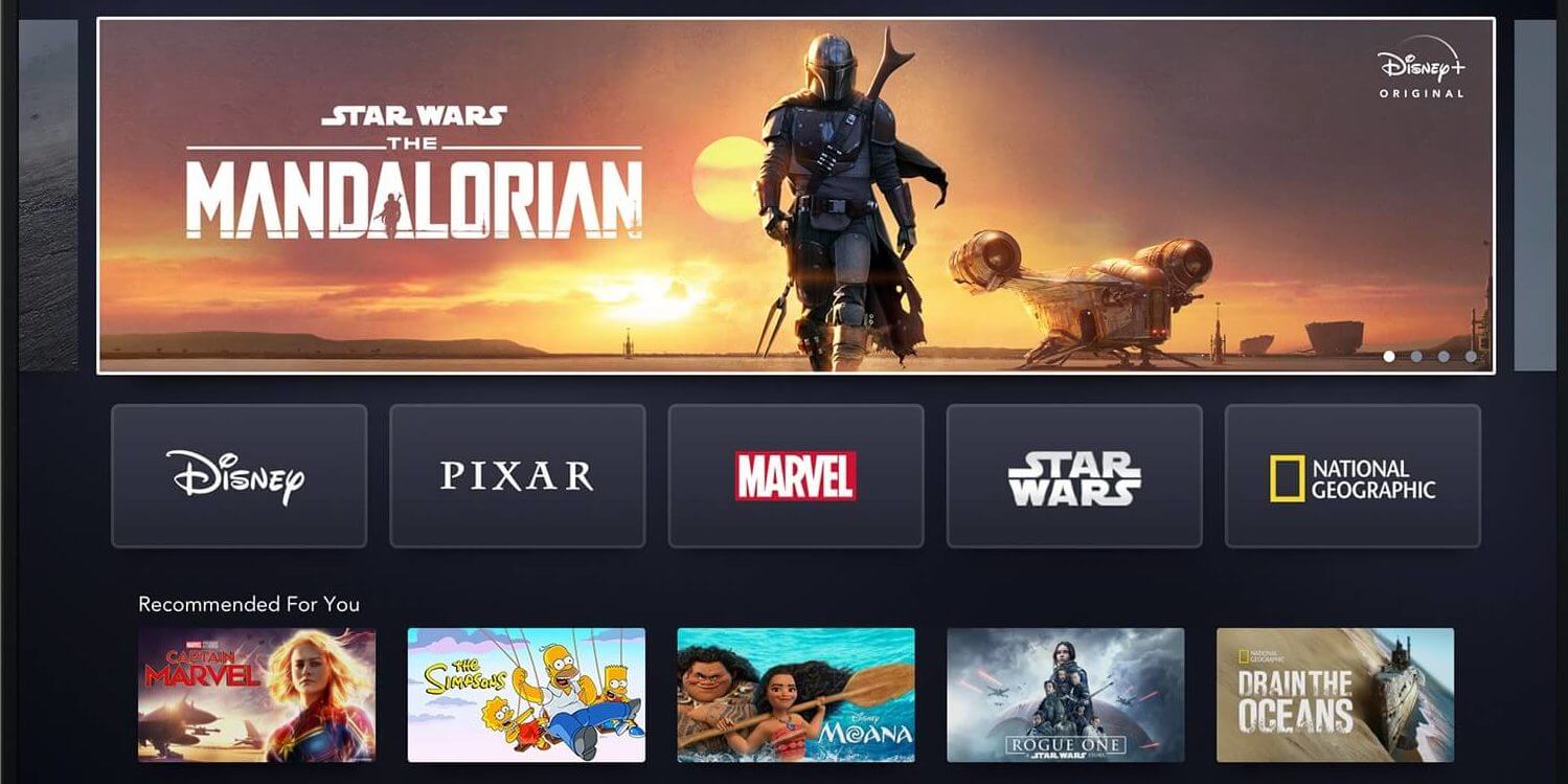 disney+ screens autoplay mandalorian