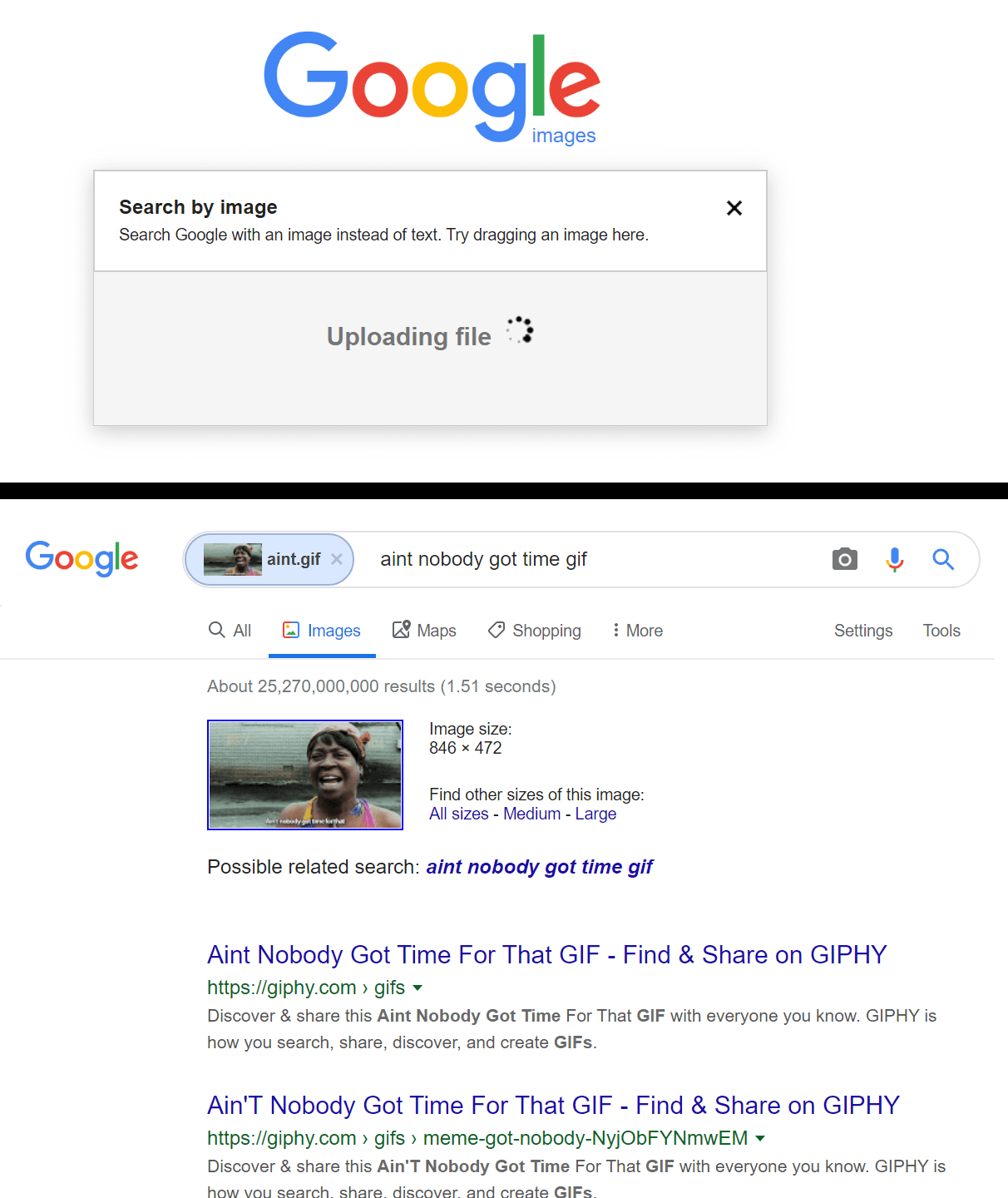 google reverse search