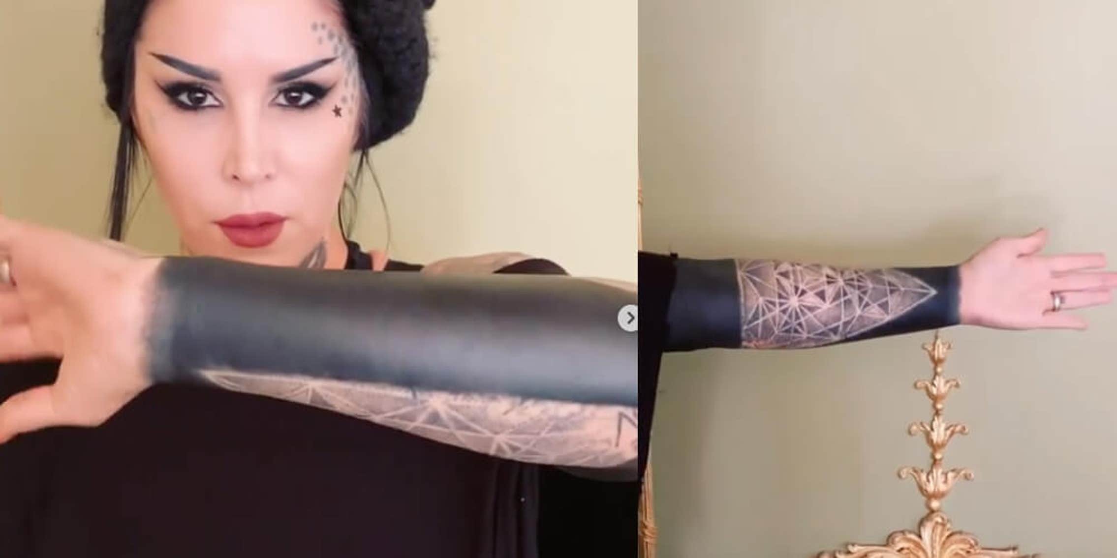 Kat Von D Pens Passionate Instagram Defense Of Her New Tattoo