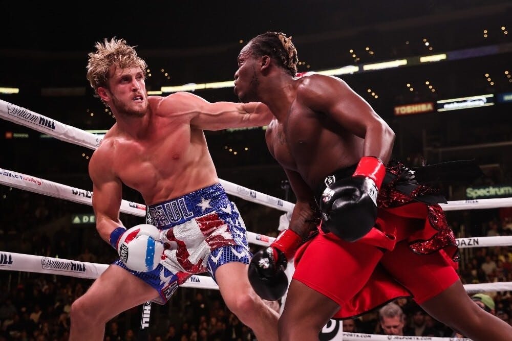 Logan Paul vs KSI match career YouTube