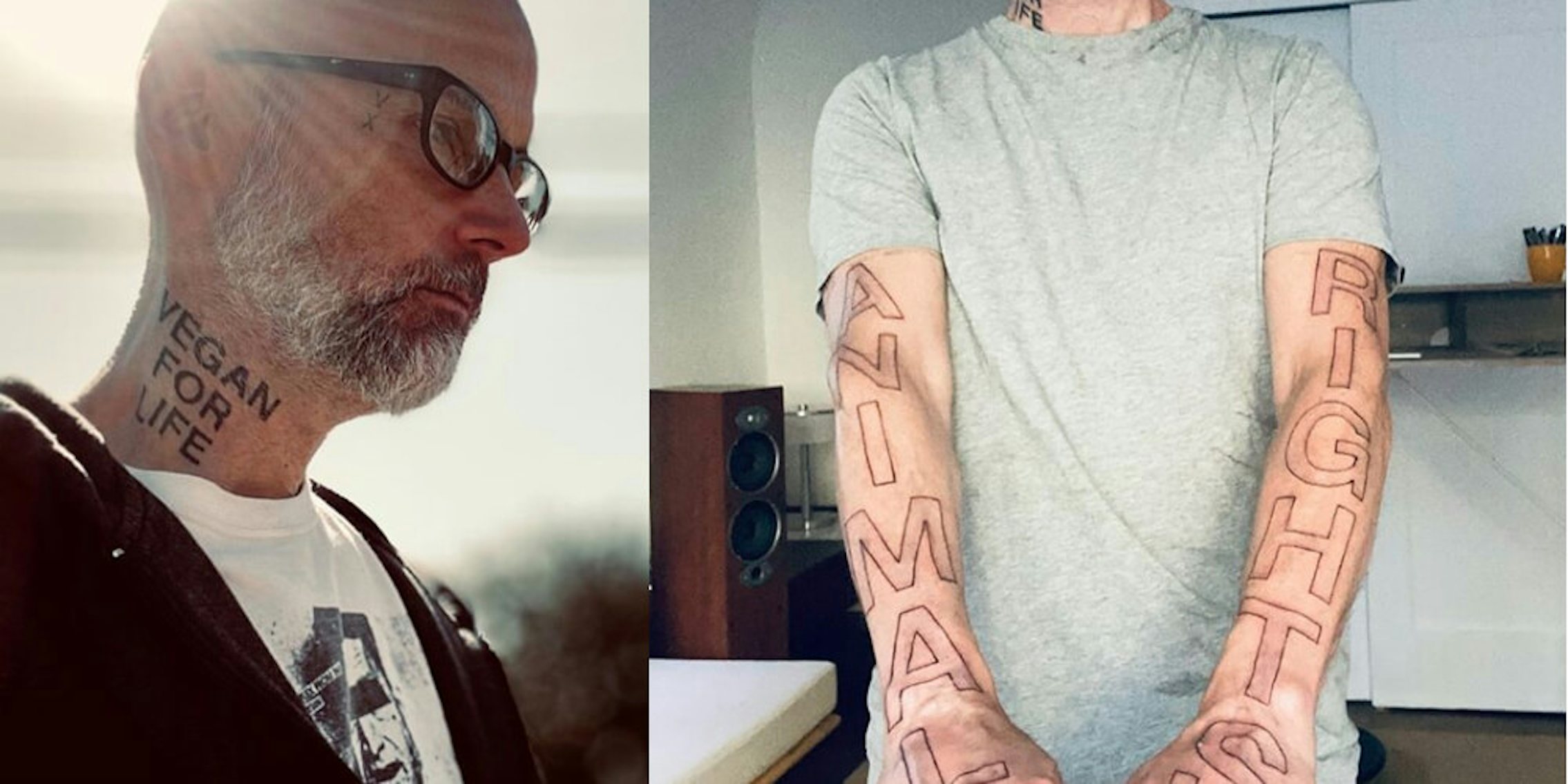 Fans Are Surprisingly Hyping Moby Up For His New Vegan Tattoo