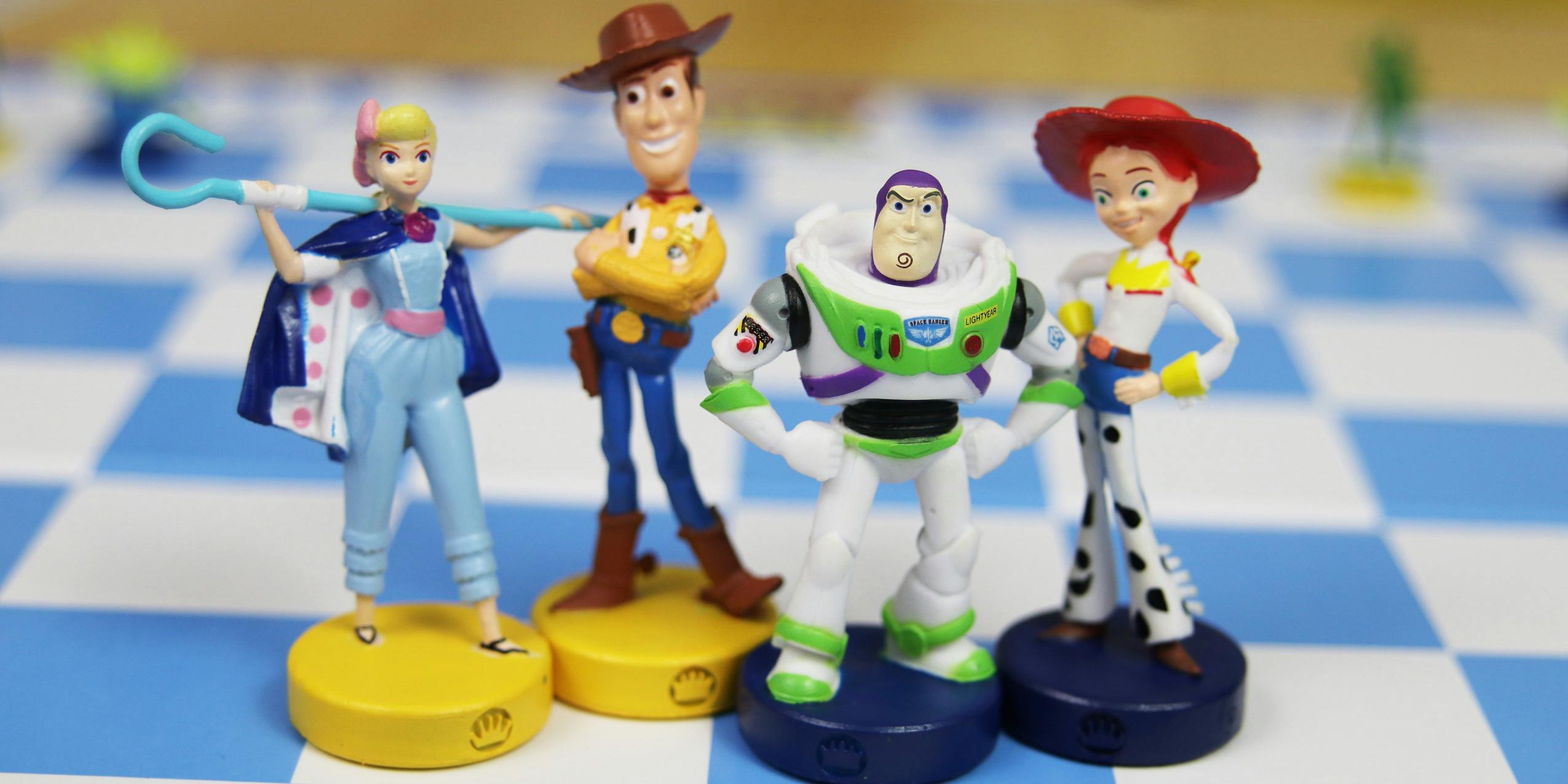 disney toy story collector's chess set