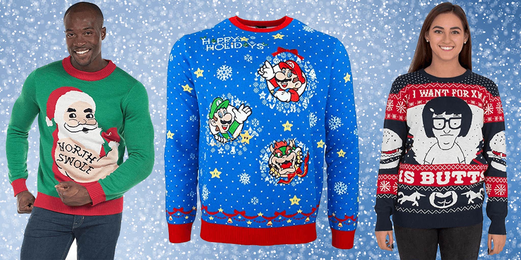 20 Funny Ugly Holiday Sweaters Cute Enough to Wear All Year