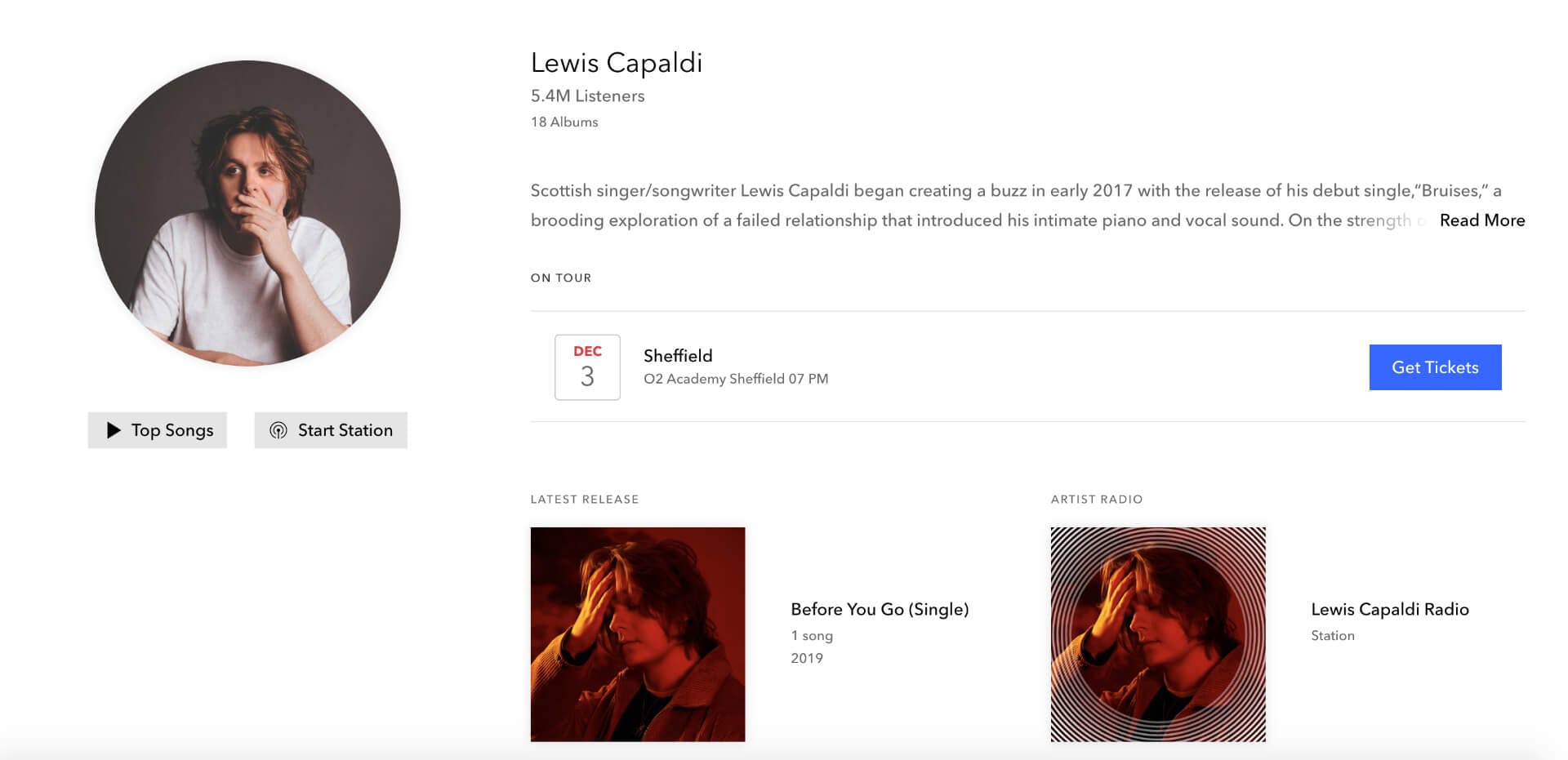 Lewis Capaldi - Apple Music