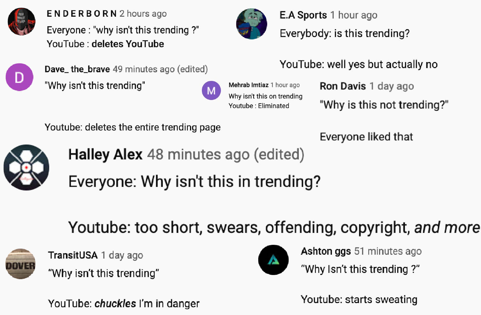 PewDiePie - Rewind 2019 comments