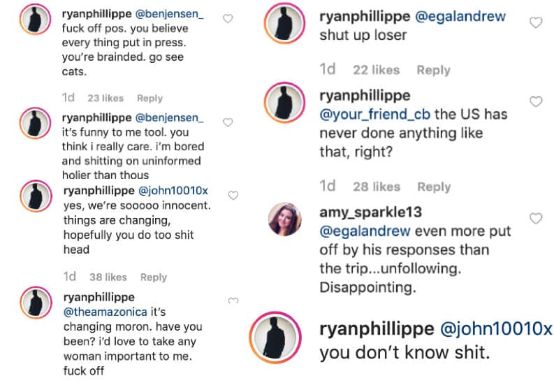 Ryan Phillippe - comments