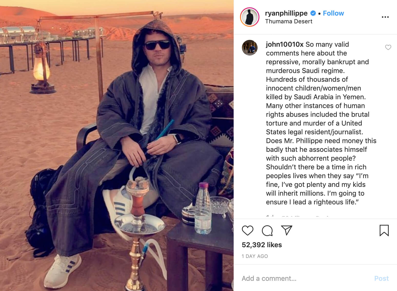 Ryan Phillippe - Saudi Arabia