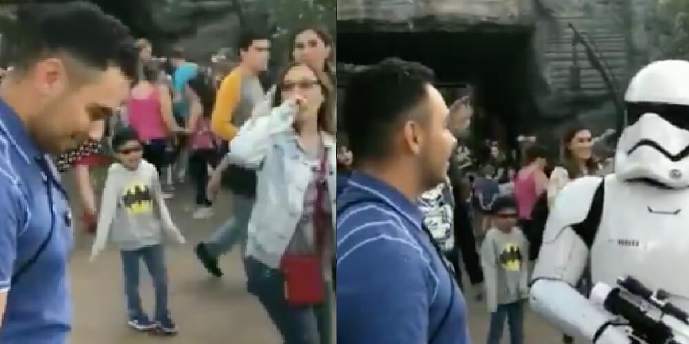 Star Wars stormtrooper lightsaber video TikTok