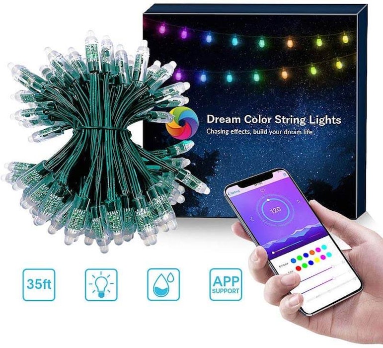 Iphone controlled christmas lights