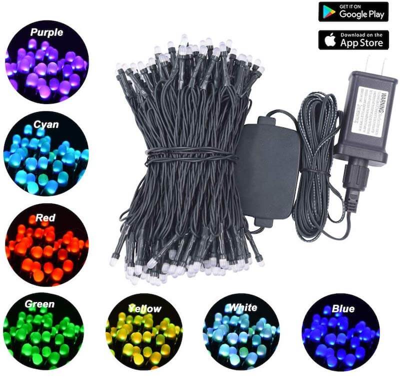 app controlled christmas lights - nidenionled