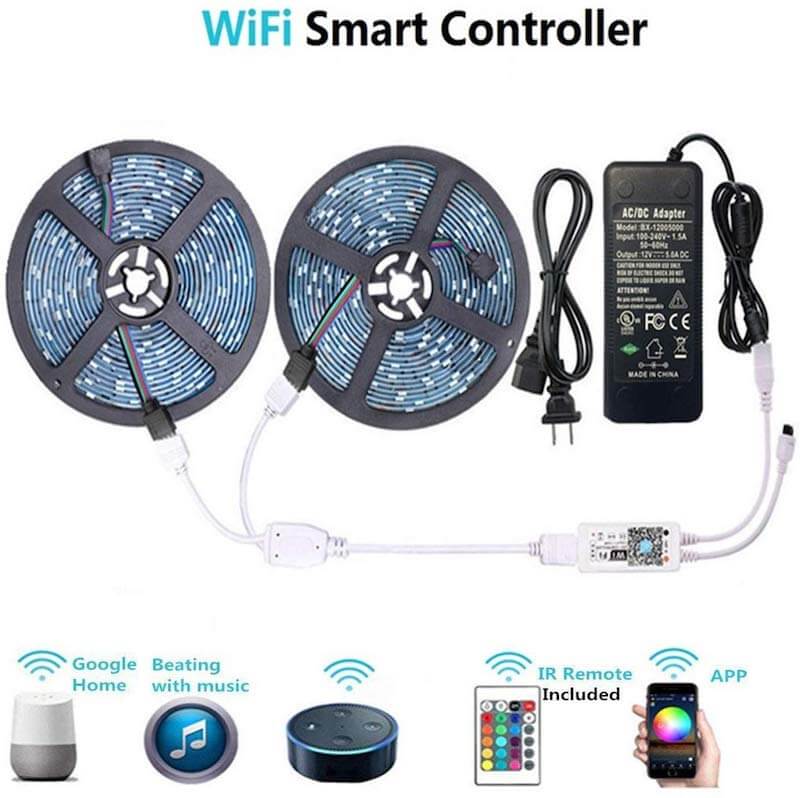app controlled chritmas lights - wentop