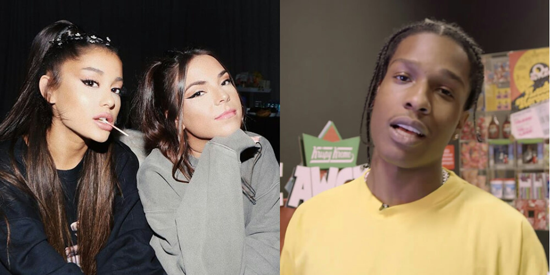2270px x 1135px - Ariana Grande Tries To Hook Her BFF Up With A$AP Rocky