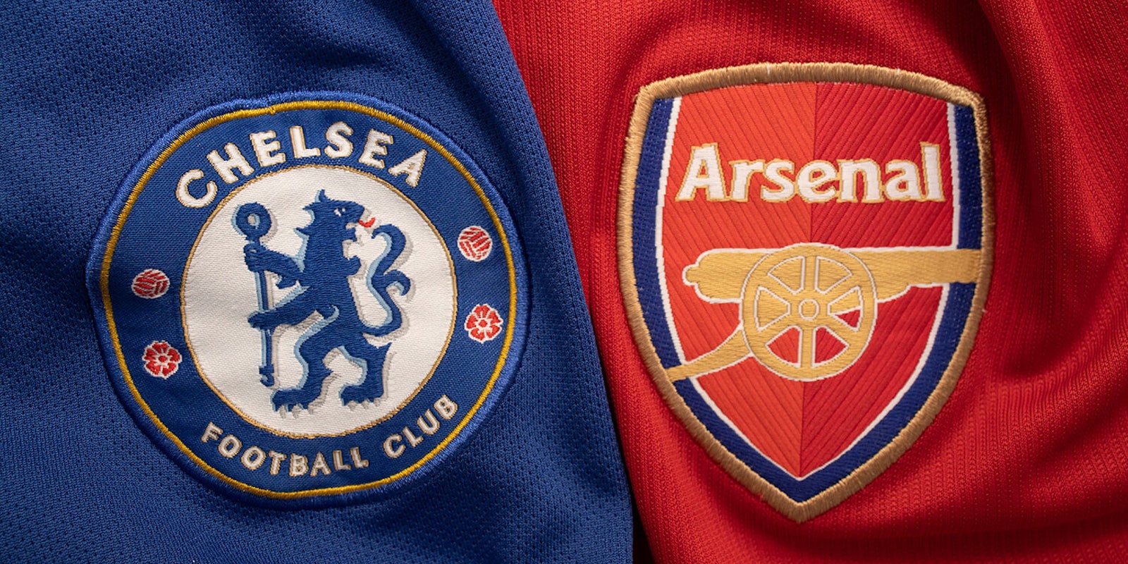 Arsenal and Chelsea logos