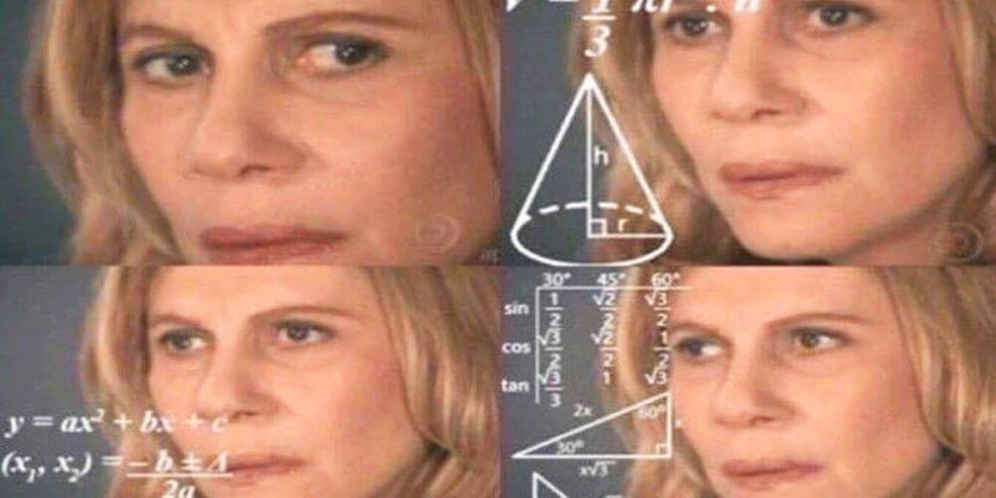 The Confused Math Lady Meme Feels Your Bewilderment