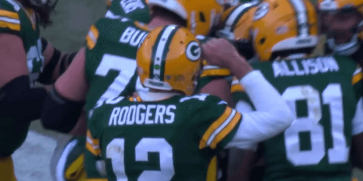 packers aaron rodgers celebration