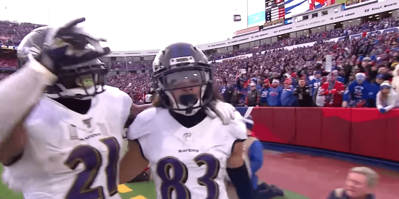 ravens touchdown celebration willie snead