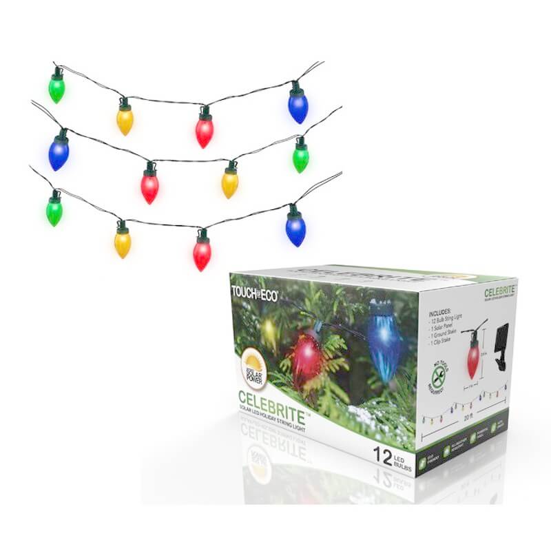 solar powered christmas lights - led 12