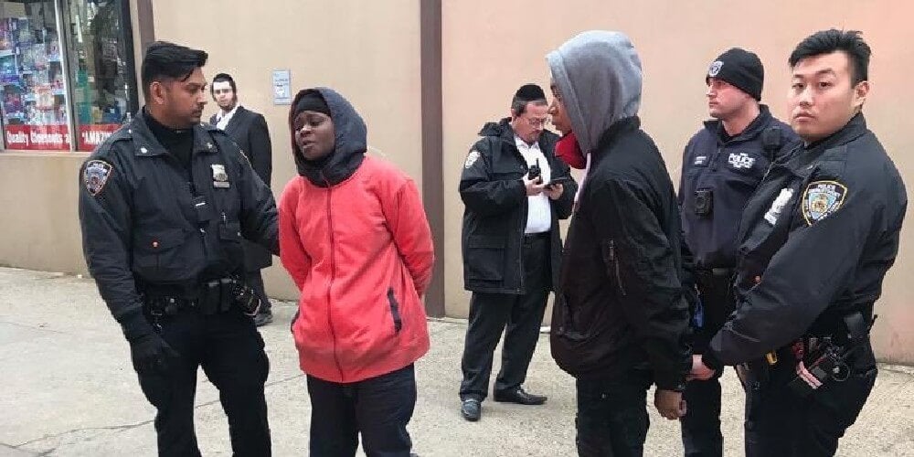 Photo shows women who attacked man in anti-Semitic assault being arrested