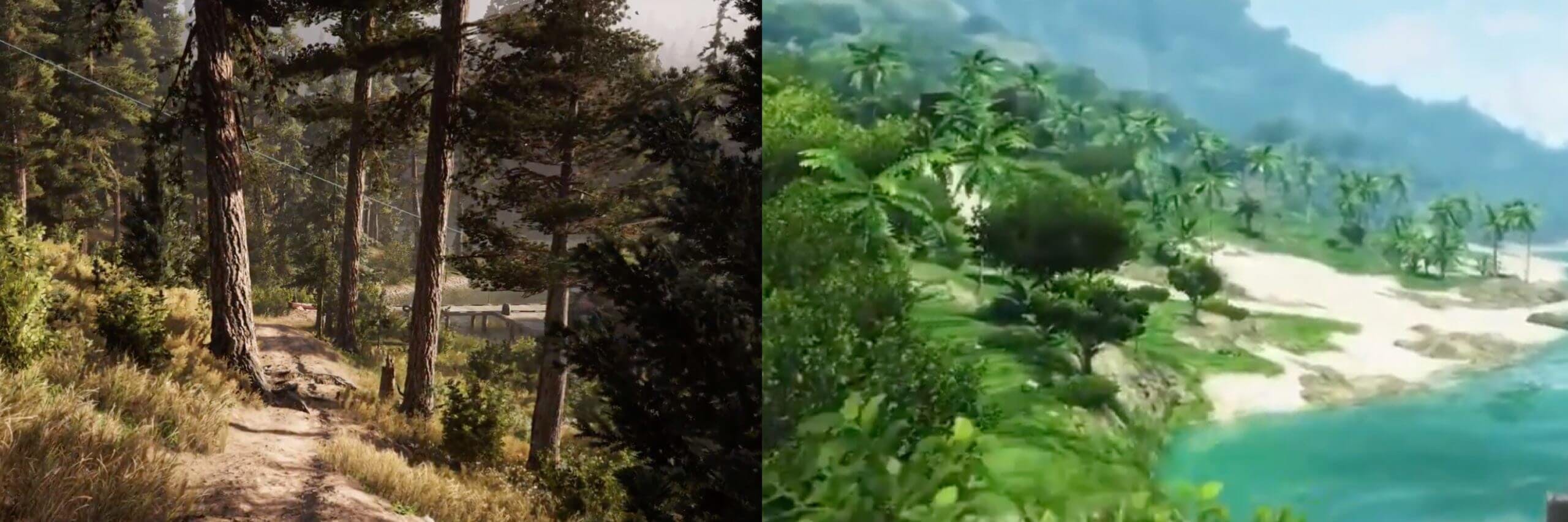 Far Cry games - environments