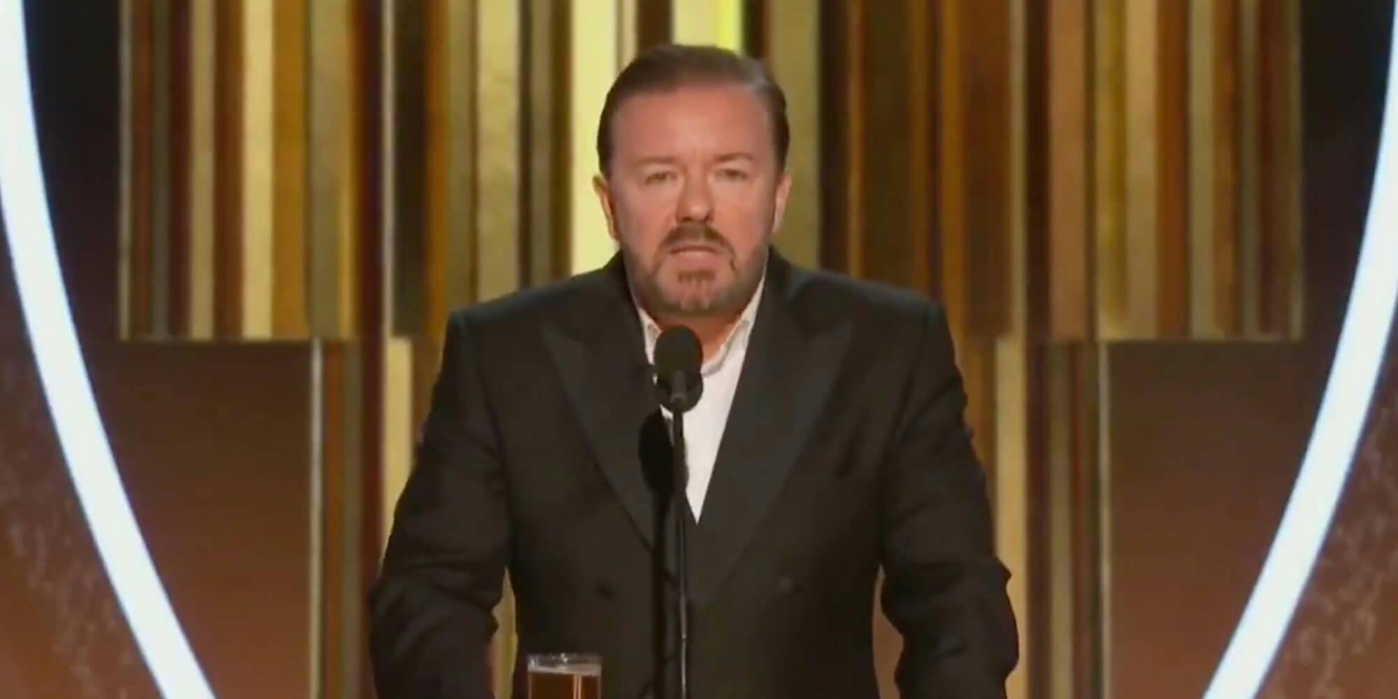 Ricky Gervais Absolutely Roasted Hollywood In Golden Globes Speech