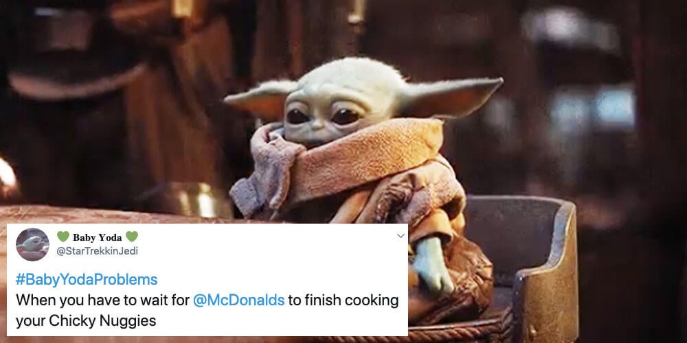 This Hashtag Proves That Even Baby Yoda Has Problems This Hashtag Proves That Even Baby Yoda Has Problems