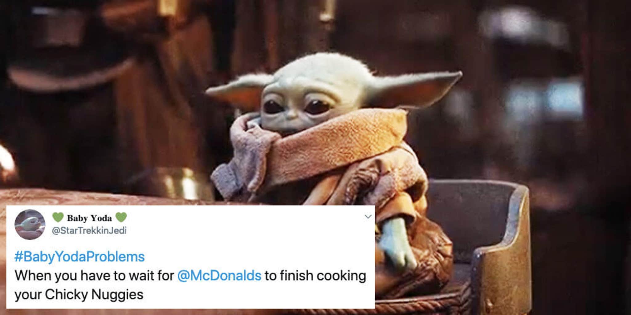 This Hashtag Proves that Even Baby Yoda Has Problems