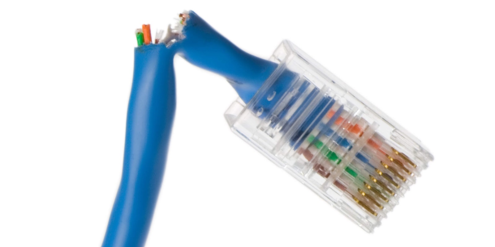 broken ethernet cable