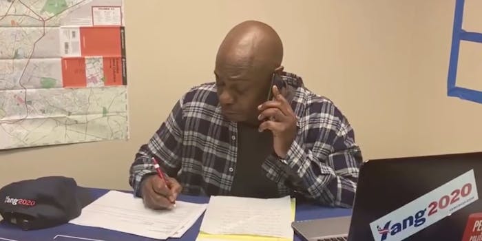 dave chappelle andrew yang phone banking