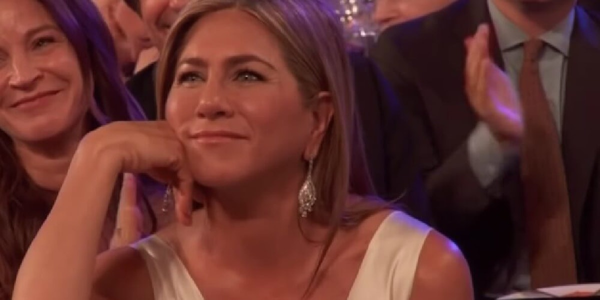 Jennifer Aniston Brad Pitt moment at SAG Awards