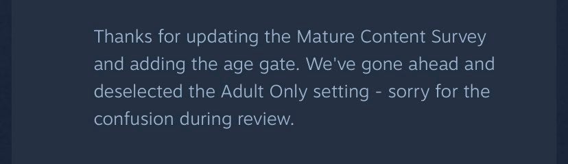 steam mature content