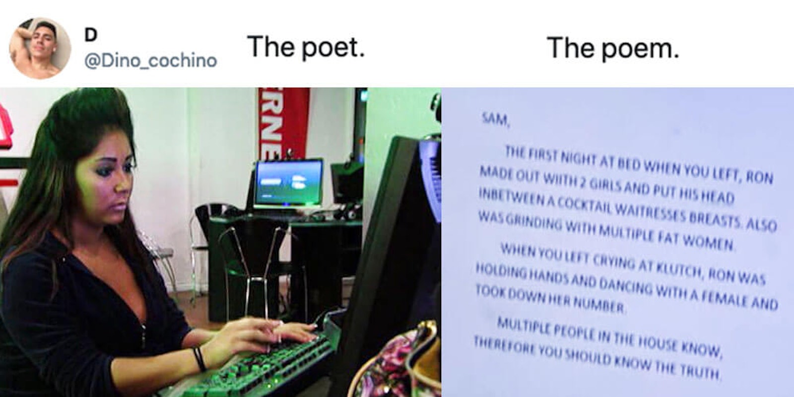 the poet the poem meme