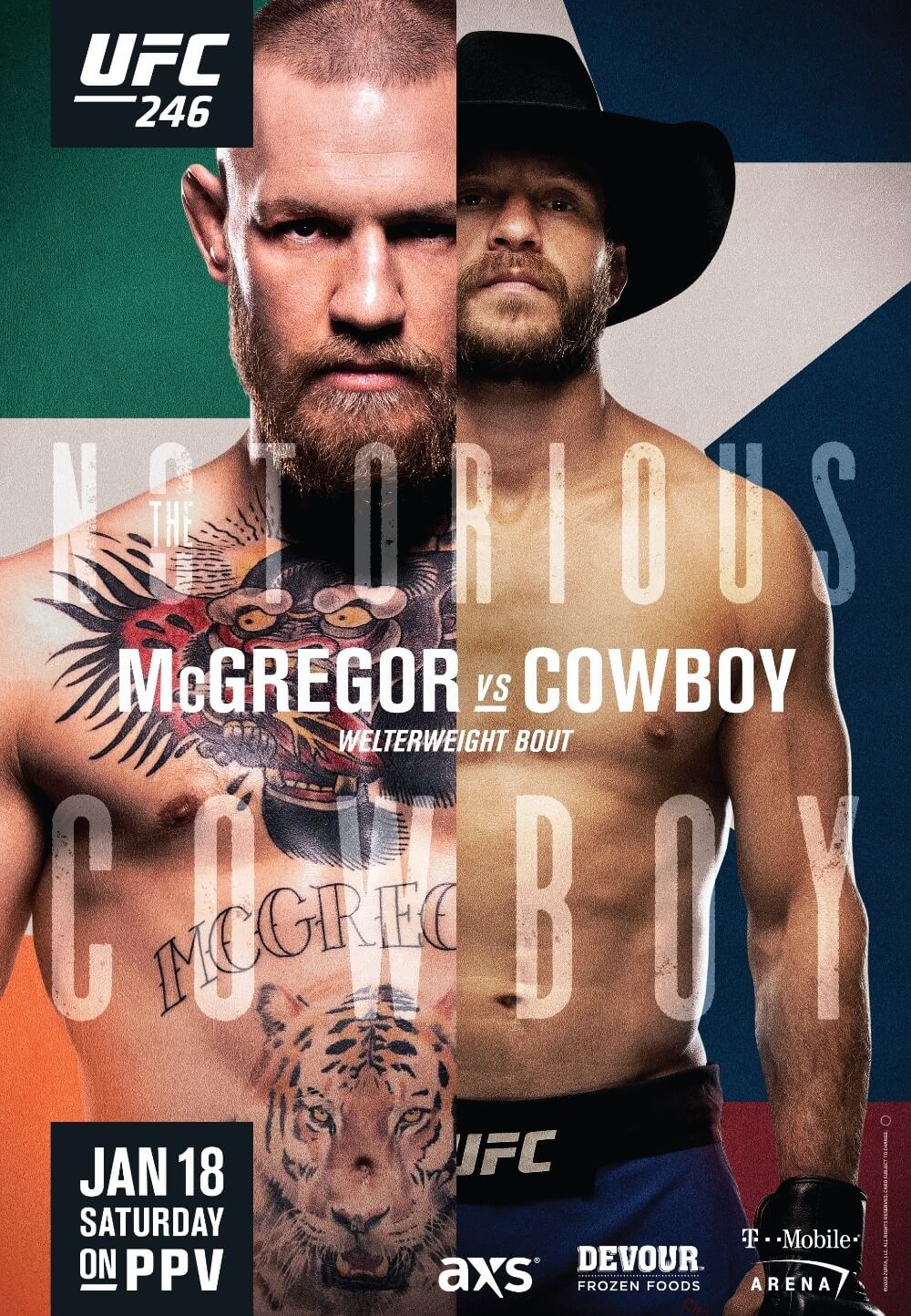 Conor McGregor Vs. Donald 'Cowboy' Cerrone At UFC 246: Fight Card ...