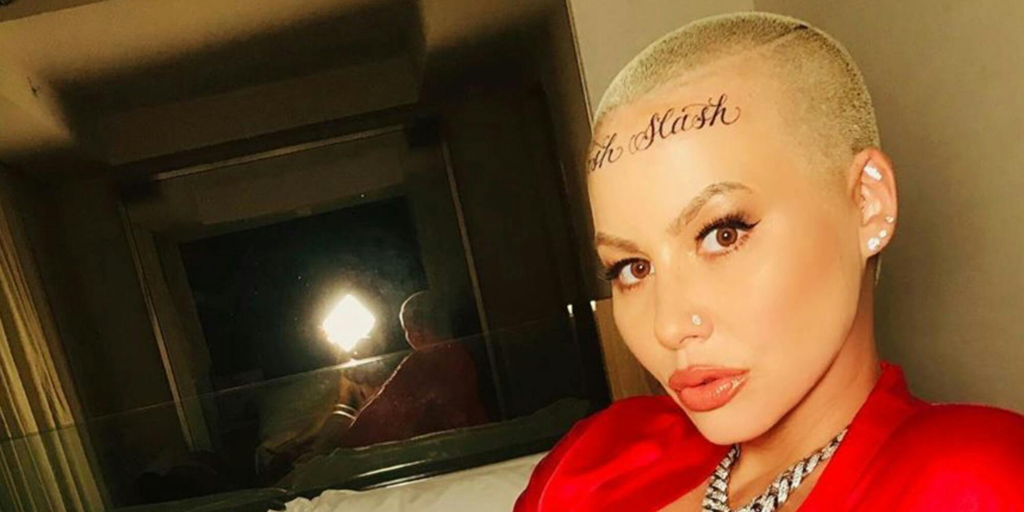 Amber Rose Says Controversial Face Tattoo Was Inspired by Kobe Bryant