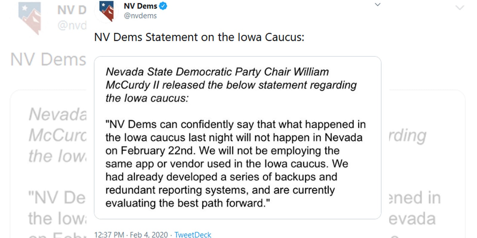 Nevada Iowa Caucus App