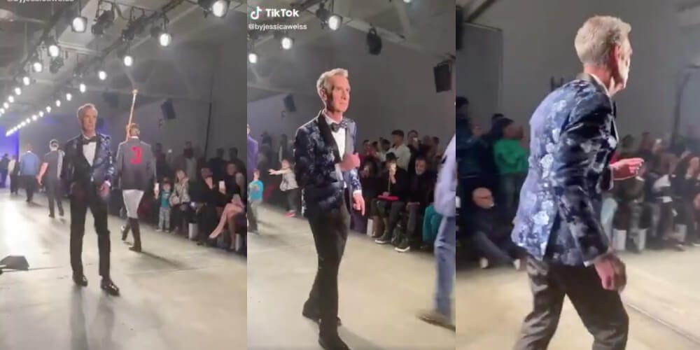 Bill Nye Dancing to Lizzo on NYFW Catwalk