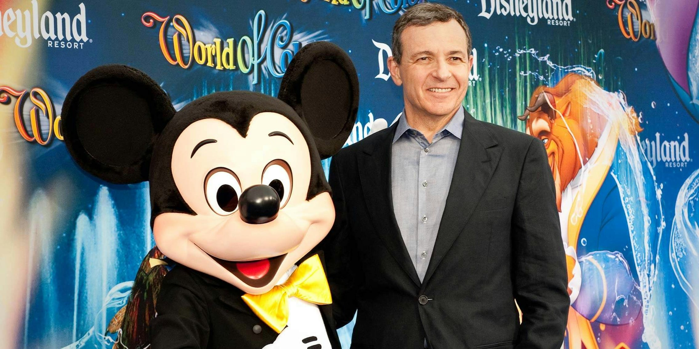 Mickey Mouse and ex-Disney CEO Bob Iger
