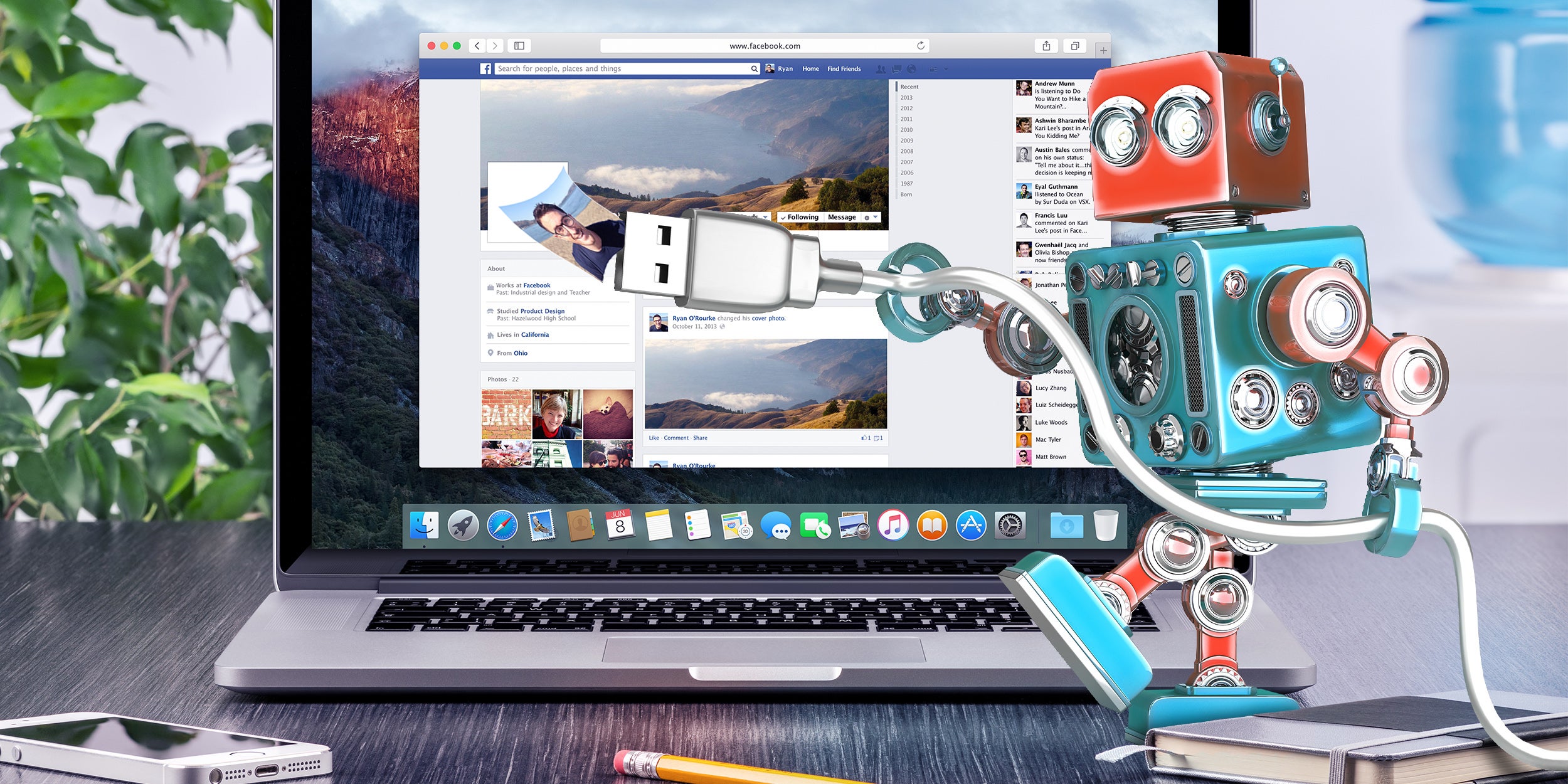 clearview robot vacuuming profile photo from facebook page