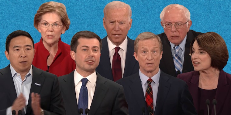 democratic debate candidates