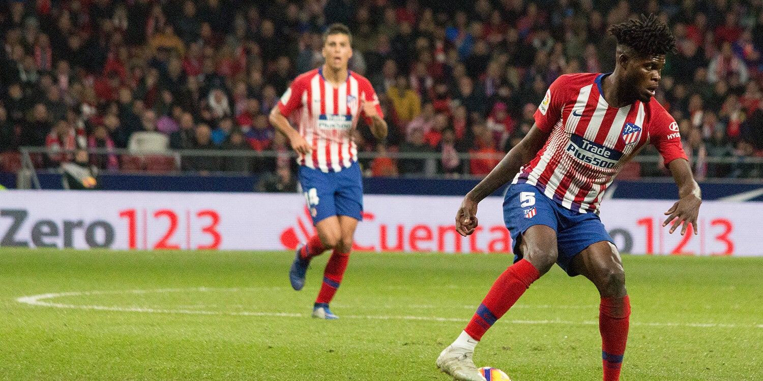 Thomas Partey of Atletico Madrid