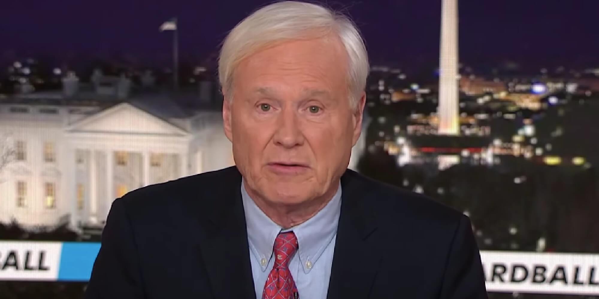 Chris Matthews announcing his retirement from MSNBC