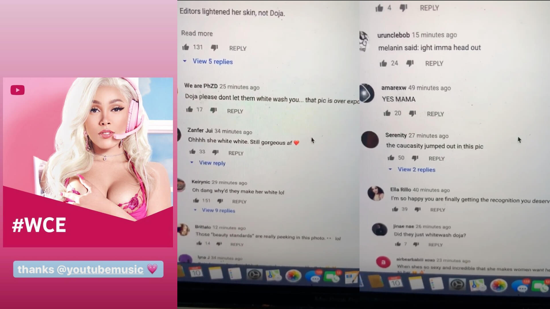 Doja Cat - YouTube comments