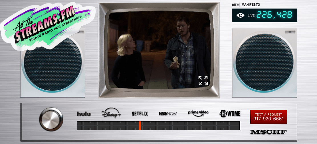 Parks and Rec on all the streams