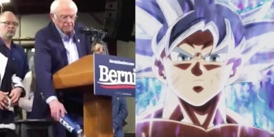 Bernie Sanders Dragon Ball Super