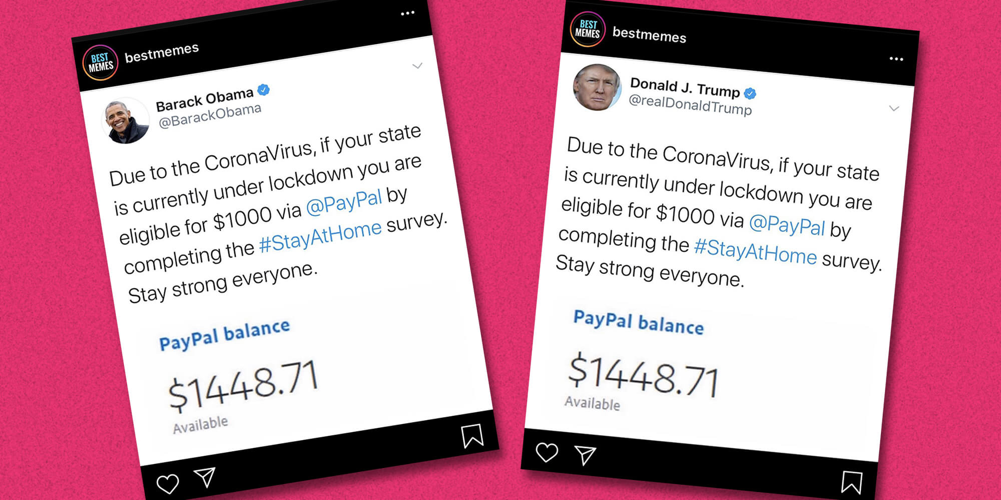 best memes coronavirus paypal scam