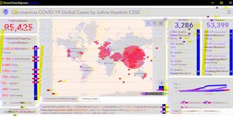 coronavirus outbreak map malware