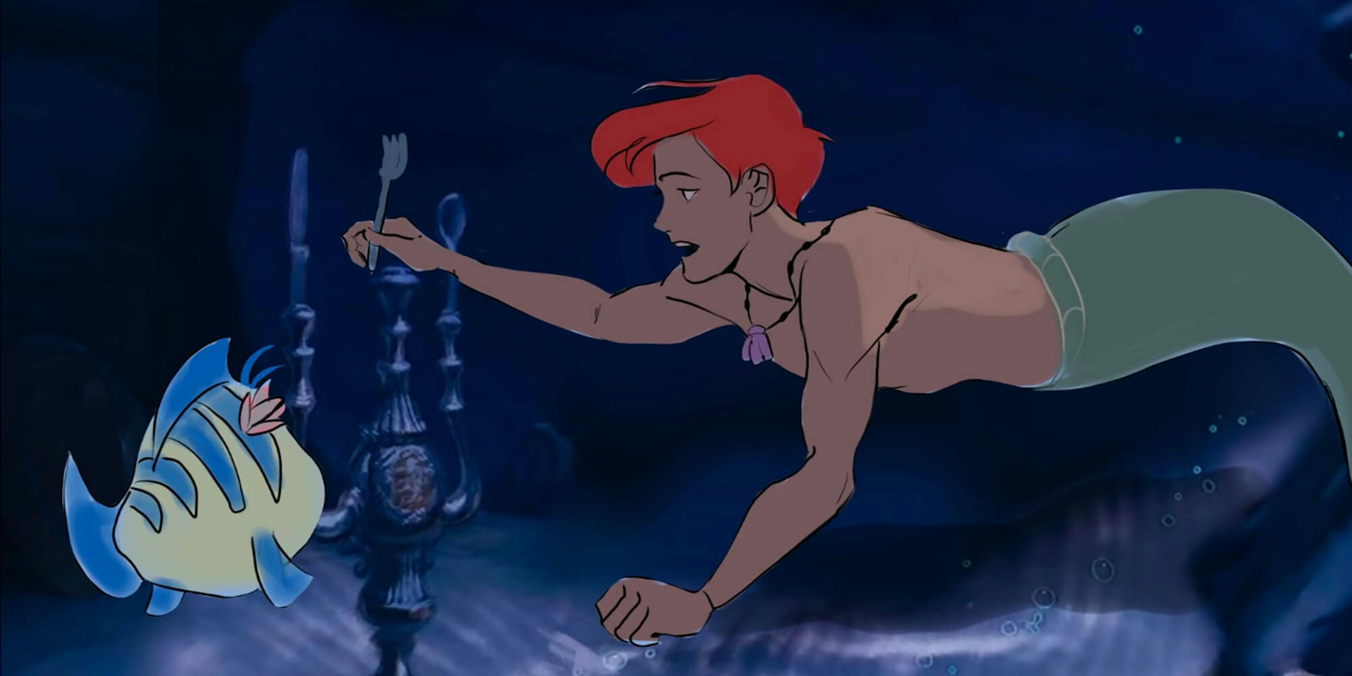 Animator Reimagines 'Little Mermaid's' Ariel as a Gay Man